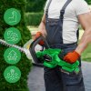 HedgeCut Max 20V – Aku nůžky s dlouhou lištou a rychlonabíječkou, Li-Ion baterií a bezpečnostní brzdou