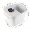 Foot-Spa Masážní vana na nohy s ohřevem a hydromasáží, bublinkovou lázní a zásobníkem na bylinky/soli