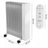 OilHeat Smart 2500 W – olejový radiátor s dálkovým ovladačem, připojením k Wi-Fi, rodičovskou ochranou a termostatem, bílý