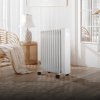 OilHeat Smart 2500 W – olejový radiátor s dálkovým ovladačem, připojením k Wi-Fi, rodičovskou ochranou a termostatem, bílý