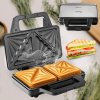Hot&Crunch XL – Sendvičovač 1500 W pro rychlé a křupavé toasty