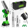 PowerSaw X2 Set – mini akumulátorová řetězová pila 1000W s přenosným kufrem a bohatou sadou příslušenství + 2x21 V baterie