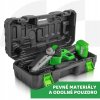 PowerSaw X2 Set – mini akumulátorová řetězová pila 1000W s přenosným kufrem a bohatou sadou příslušenství + 2x21 V baterie