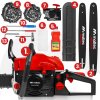 ChainPro 5.7 HP – dvoutaktní motorová pila s rychlým startem a automatickým mazáním řetězu, s lištami 16" a 18" + DÁREK NAVÍC olej 250 ml a startér
