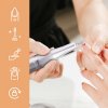NailPro X35 Set – profesionálna bezdrôtová brúsenie na manikúru a pedikúru 50W s Twist&Lock hlavou, reguláciou otáčok 0–35 000/min a extra výdržou až 8 hodín + sada 6 fréz