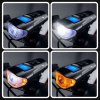 CycleGuard sada pre bicykel – predné a zadné LED, bezdrôtový počítač a klaksón, USB nabíjanie