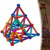 Magnetix 126 ks – magnetická stavebnice pro dospělé i děti, 2D i 3D tvary