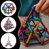 Magnetix 126 ks – magnetická stavebnice pro dospělé i děti, 2D i 3D tvary