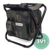 Hunter-Chair 3v1 – skládací turistická židle s termo batohem, vzor maskáč