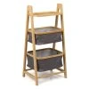 404385 Bambusový regál BASKET LINE šedá (2)