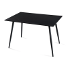 200180 Jídelní stůl CERAMON 120 černá (1)