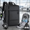 JetPack Travel Cestovní batoh do letadla 45x30x20 cm – příruční zavazadlo s nabíjecím USB portem a sáčkem na obuv, splňuje limity EasyJet, Emirates a další NOVÁ VARIANTA