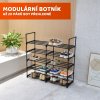 Botníkový regál modulární 10 úrovní
