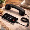 Retro sluchátko ke smartphonu s USB-C konektorem