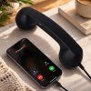 Retro sluchátko ke smartphonu s USB-C konektorem