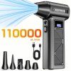 TurboJet Pro – Bezdrátový výkonný elektrický foukač 110 000 ot./min s 5 tryskami