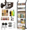 HomeStore Závěsný kovový organizér na dveře se 6 koši