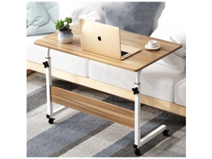 124717 graf bauer pojizdny stolek na notebook handy dub svetly