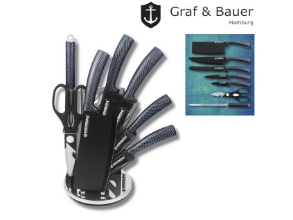 Graf & Bauer Profi sada nožů uhlíková