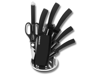 930 2 graf bauer profi sada nozu 4 noze sekacek ocilka nuzky stojan cerna