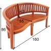 1344 5 peanut banana lavice teak 160 cm