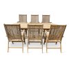 Set zahradního nábytku FAISAL stůl + 6x křeslo EDY (3) (1)