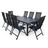 Zahradní jídelní set Viking XL + 8x židle TONY polohovací 1