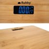 151717 4 digitalni koupelnova osobni vaha 180 kg bamboo