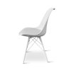 Moderní jídelní židle Eco bílá (1)