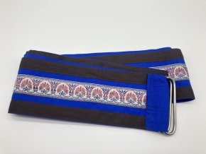 Meditační pás tmodro-hnědý