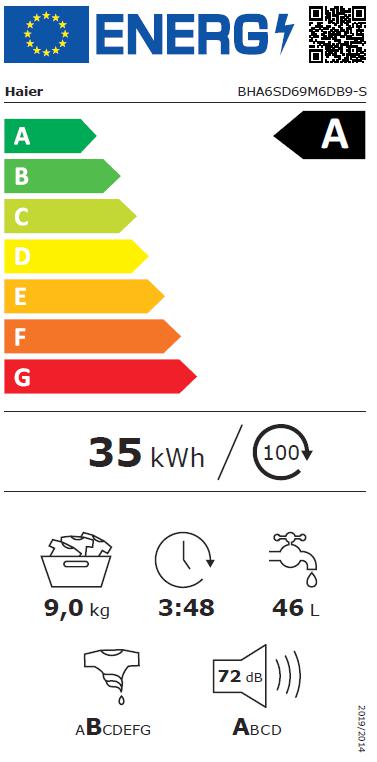 Haier BHA6SD69M6DB9-S + BENEFIT