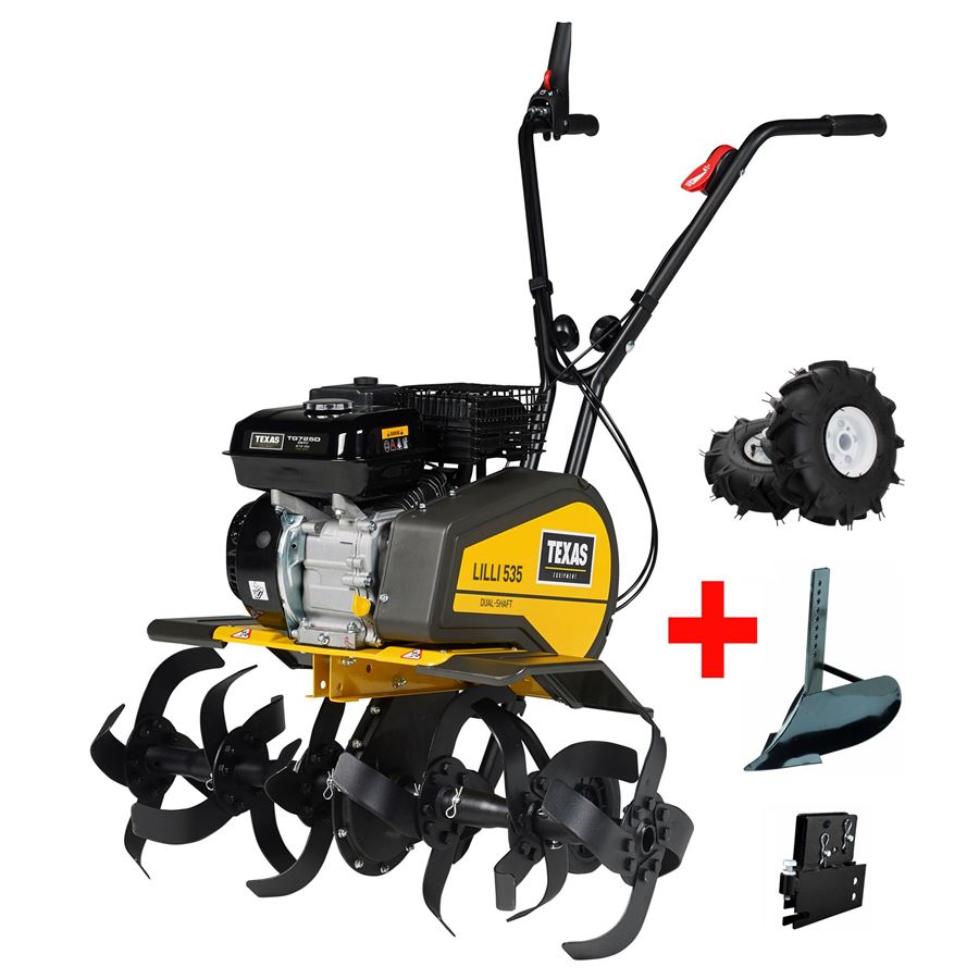 Benzínový kultivátor TEXAS Lilli 535TG Dual-Shaft s príslušenstvom