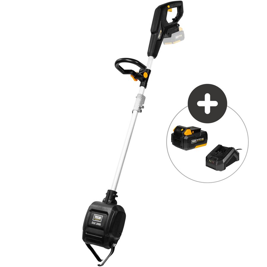 Akumulátorový kultivátor TEXAS ESX 2000 (20V) s batériou a nabíjačkou