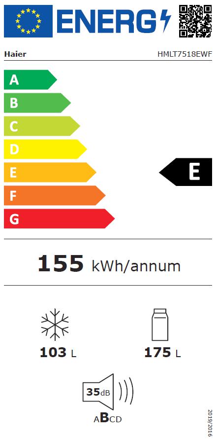 Haier HMLT7518EWF + BENEFIT