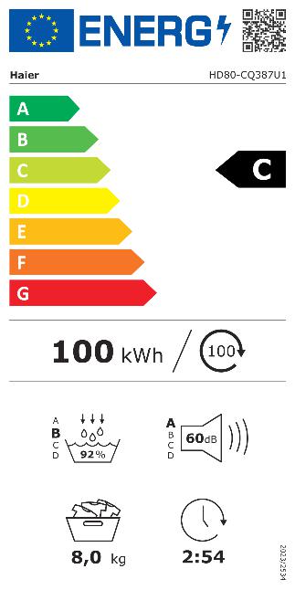 Haier HD80-CQ387U1-S + BENEFIT