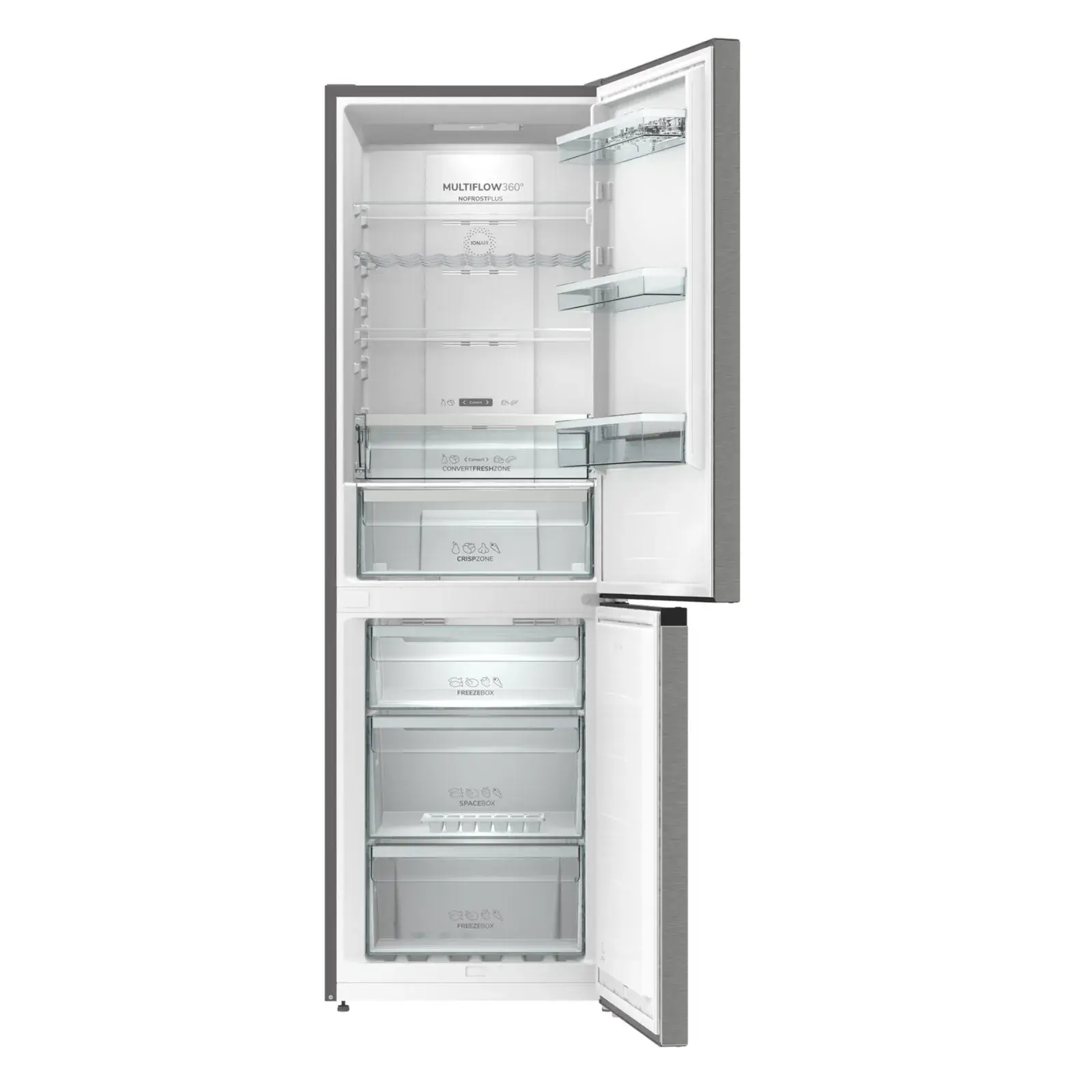 GORENJE NRK6192AXL4 - Voľne stojaca kombinovaná chladnička s mrazničkou InoxLook