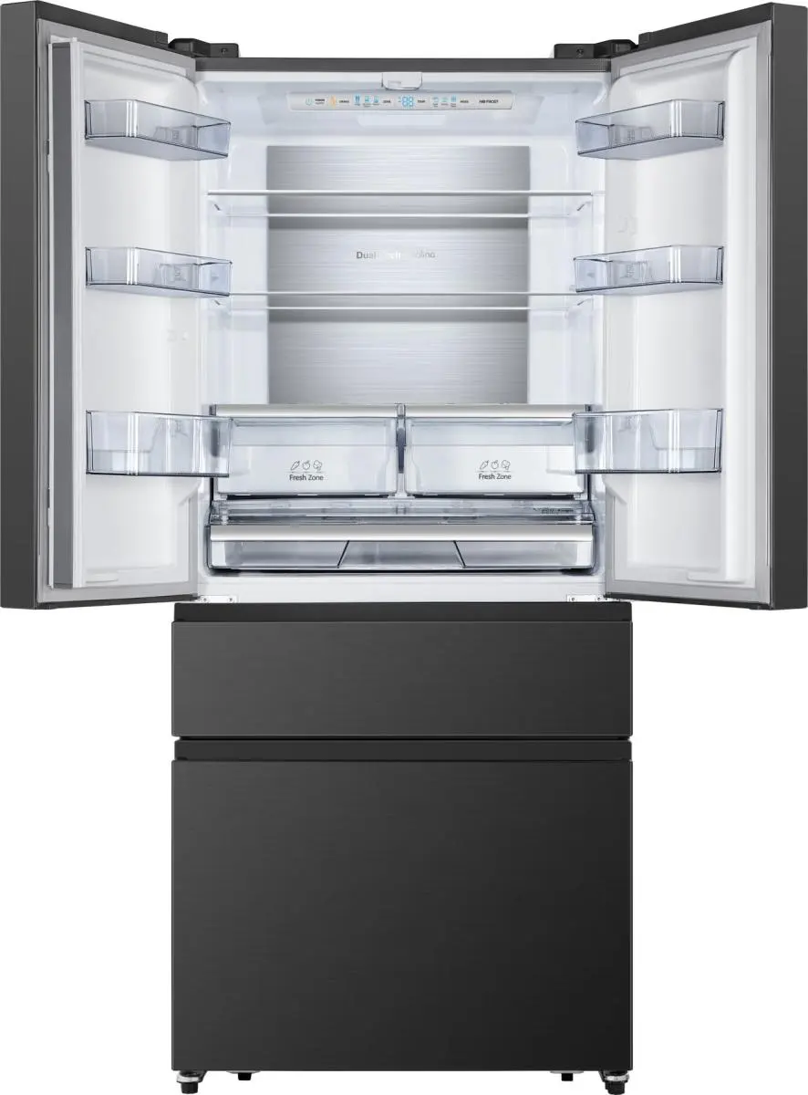 HISENSE RF540N4SBF2 - Voľne stojaca chladnička French door, Čierna, 480 l