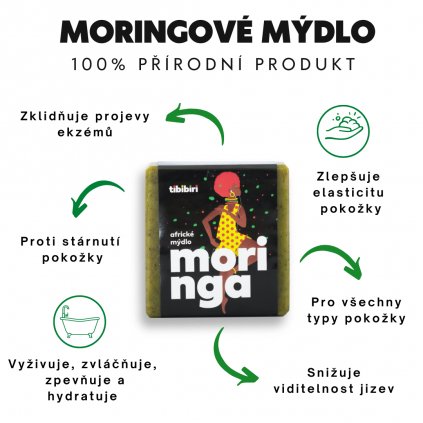 Mýdlo s moringovým olejem