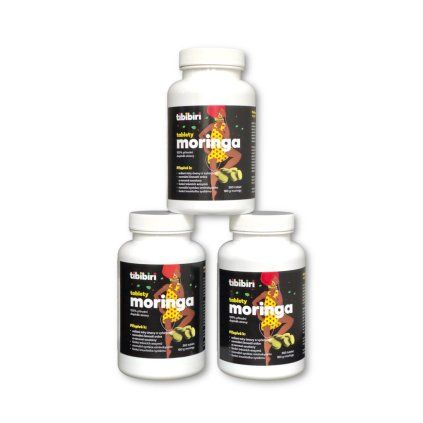 Moringa tablety trojbalení 3x 145 g