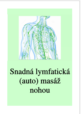 Snadná lymfatická (auto)masáž nohou forma: vytištěný barevně