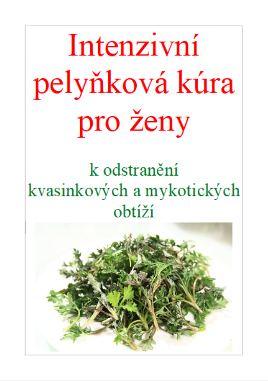 Pelyňková kúra k odstranění kvasinkových a mykotických obtíží forma: vytištěný barevně