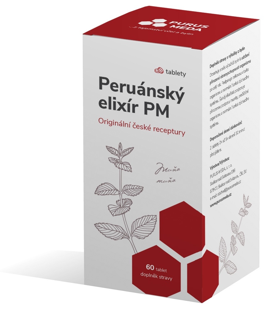 Peruánský antivirový elixír Peruánský elixír: 60 tbl