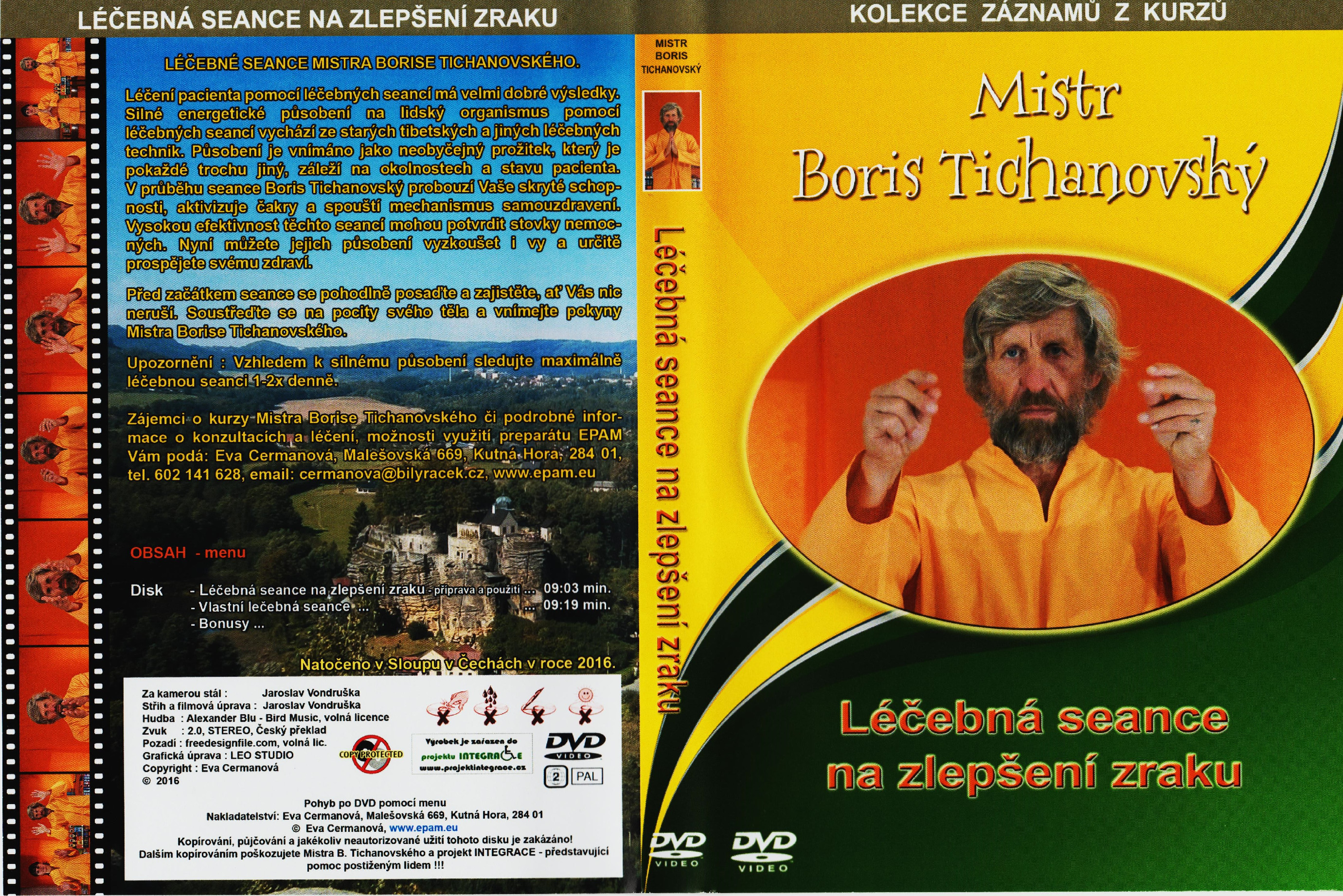 DVD Léčebná seance na zlepšení zraku