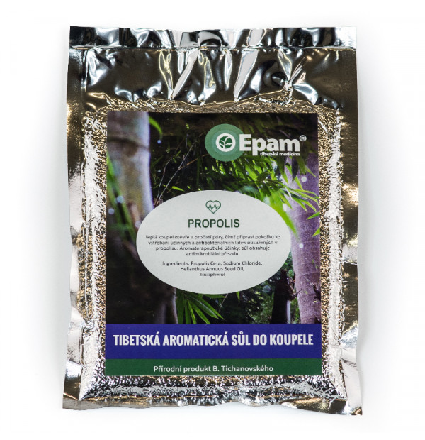 Fotografie Sůl aromatická koupelová Epam propolis