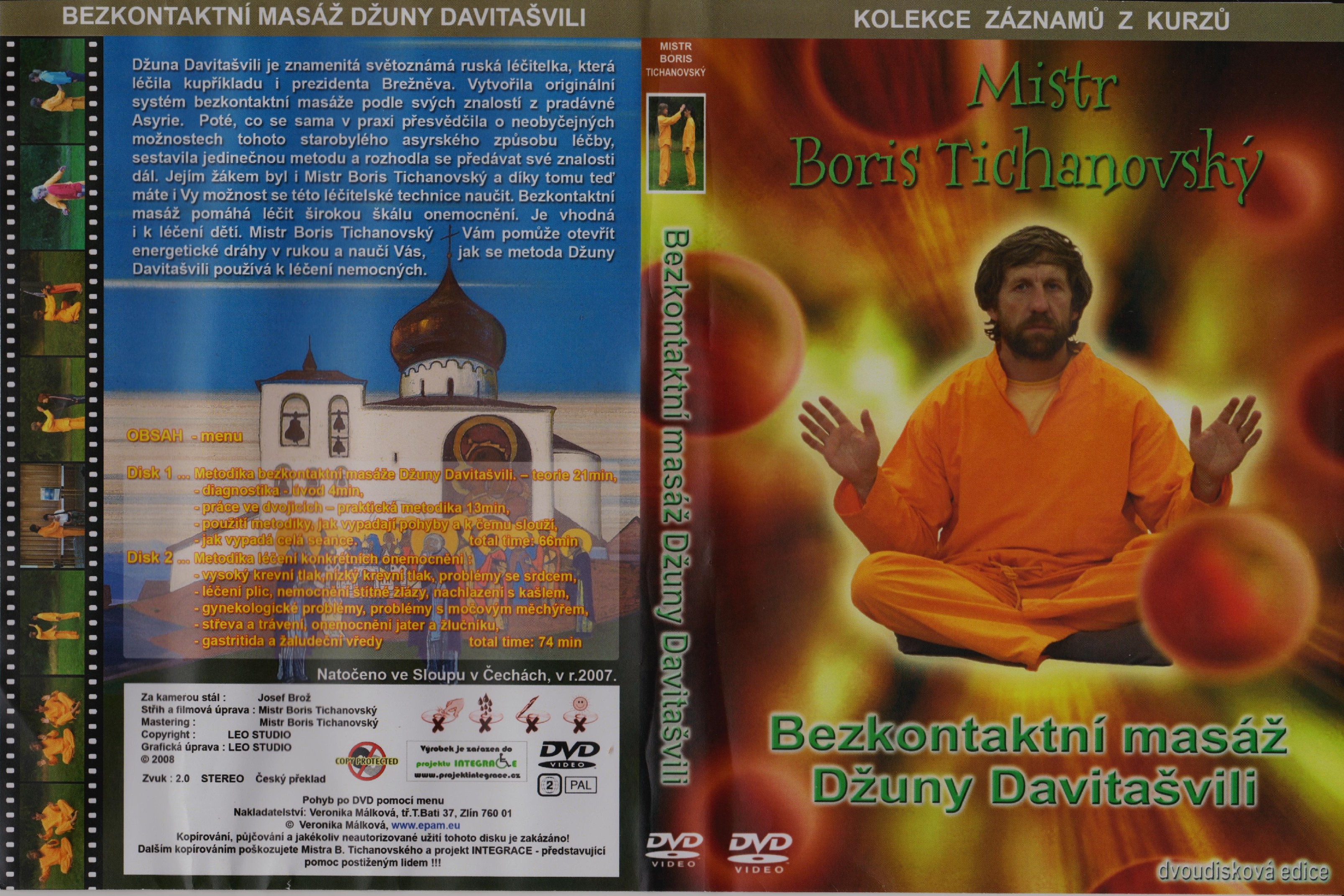 DVD Bezkontaktní masáž Džuny Davitašvili