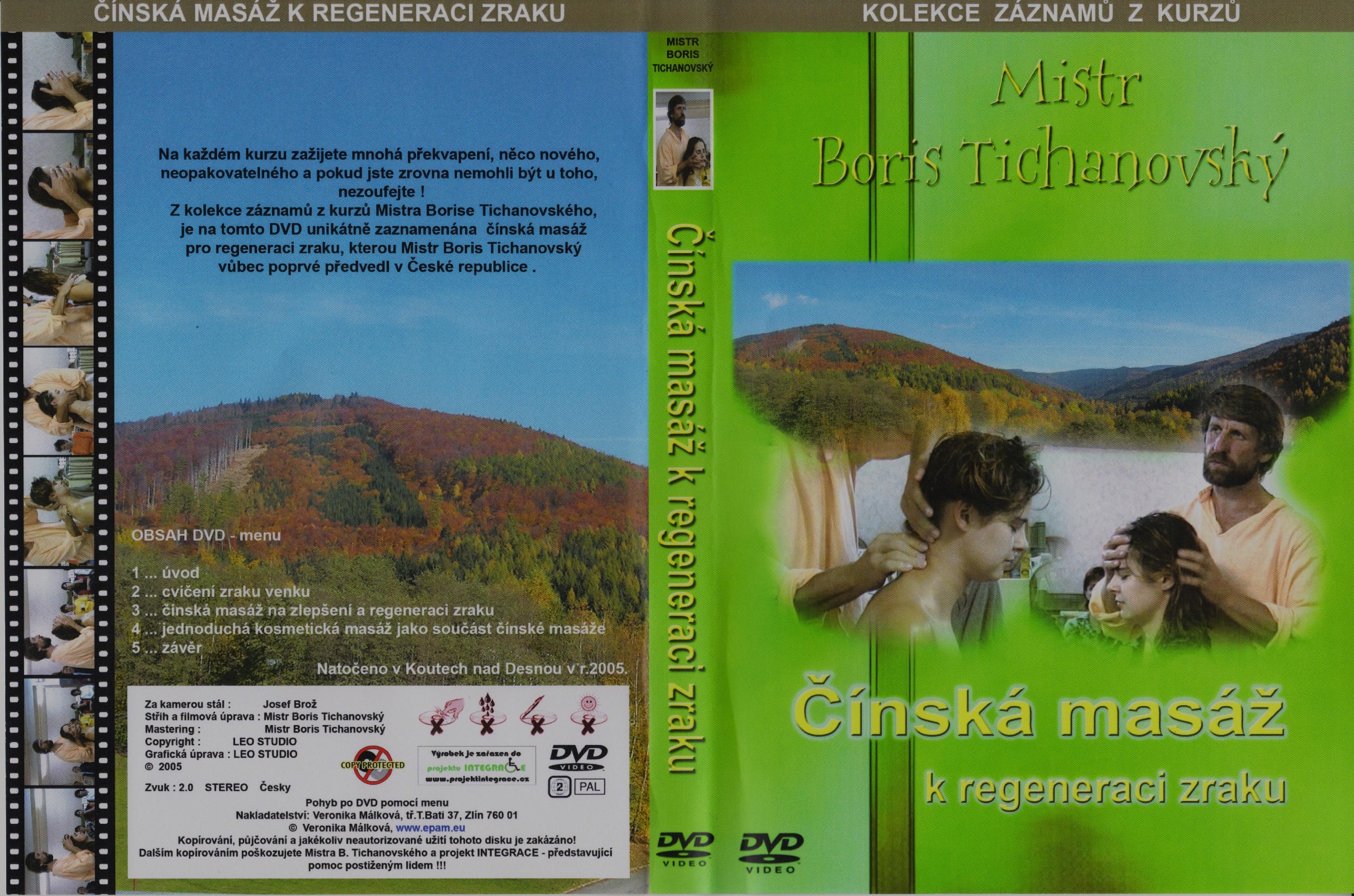 DVD Čínská masáž k regeneraci zraku