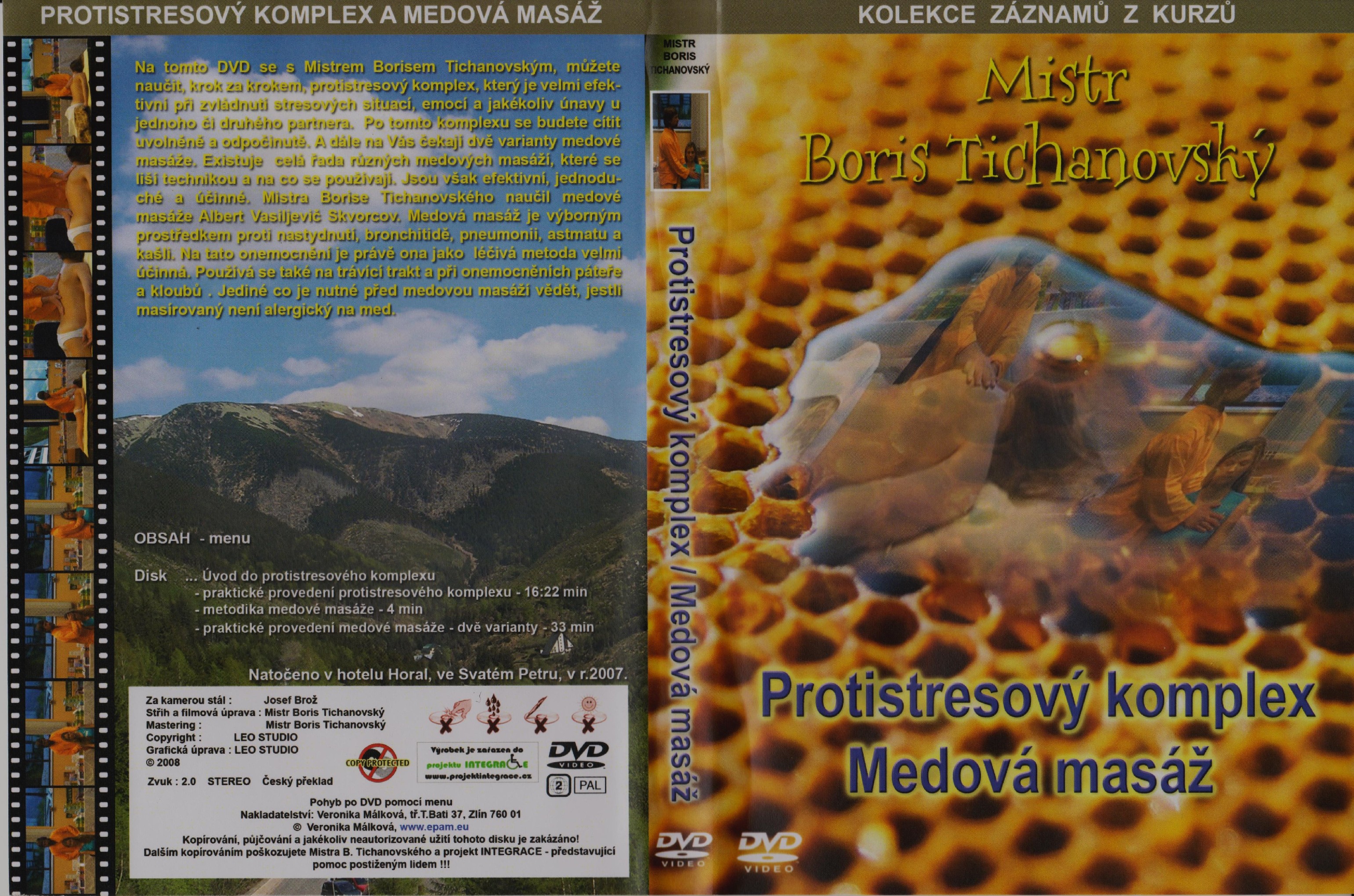 DVD Protistresový koplex a medová masáž