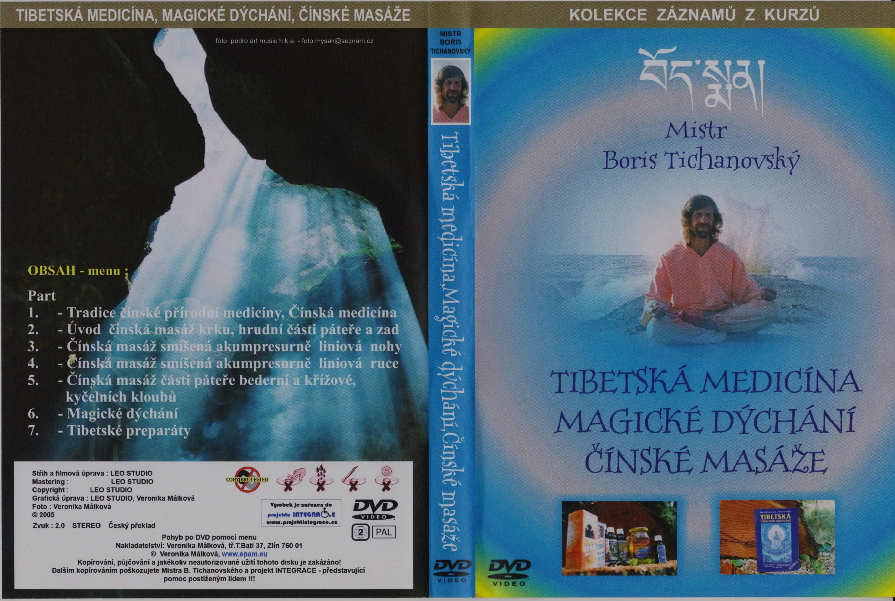 DVD Tibetská medicína, magické dýchání a čínské masáže