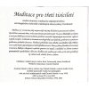 CD meditace kalendar pro III. tisicileti zadni str.