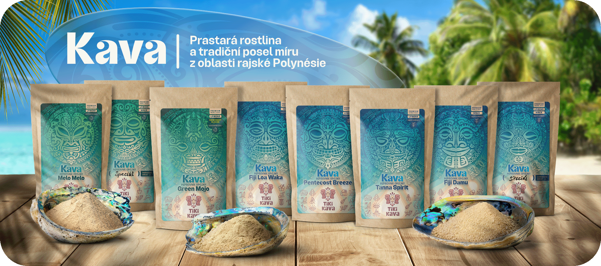 Kava prastará rostlina a tradiční posel míru rajské Polynésie